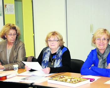 Thérèse Briol (au centre) reprend la présidence de l'ADMR et a proposé une nouvelle organisation qui permettra de partager le travail en tenant compte des compétences de chacun./Photo DDM, Y.C-S