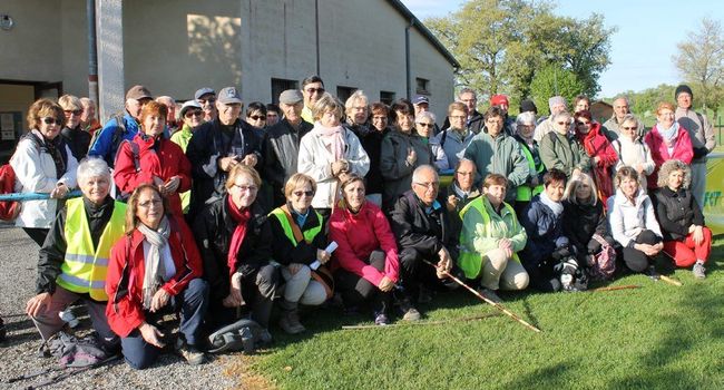 Les randonneurs sont venus de tout le Comminges pour participer./Photo DDM