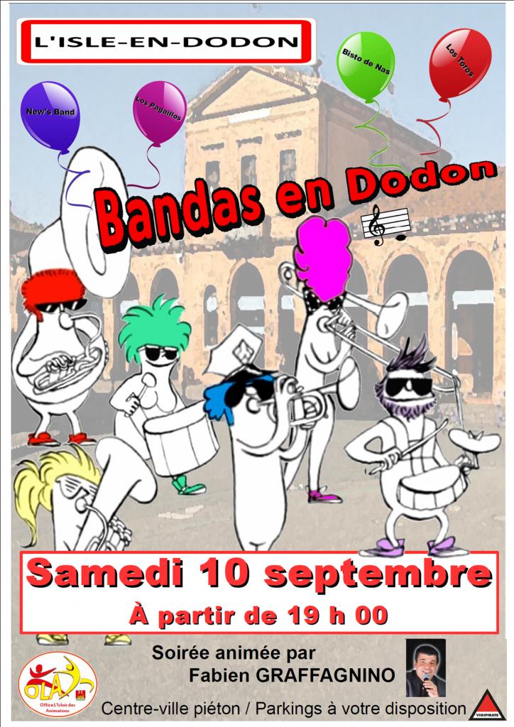 festival bandas l'isle en dodon fête locale