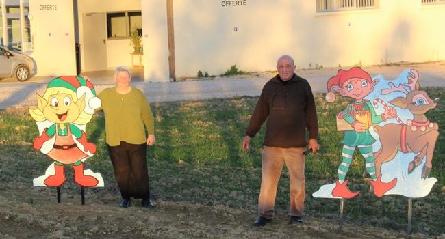 Des lutins accueillent les visiteurs à L'Isle-en-Dodon./. Photo DDM Y.C-S