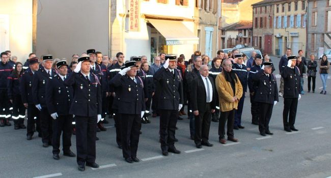 La grande famille des sapeurs pompiers était réunie samedi pour fêter sa patronne Sainte-Barbe./Photo Y.C-S