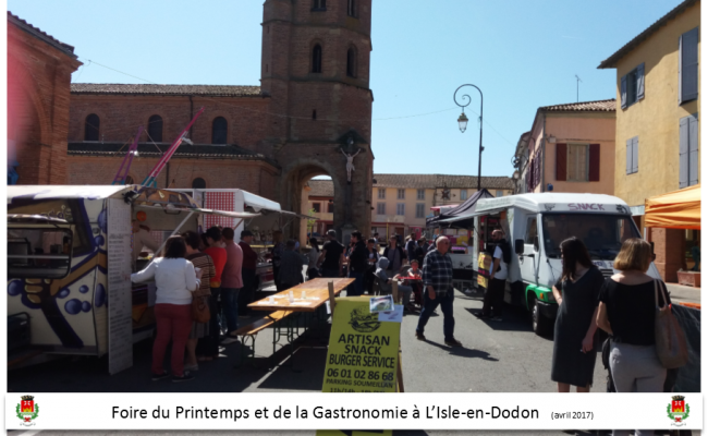 foire du printemps et de la gastronomie l'isle en dodon