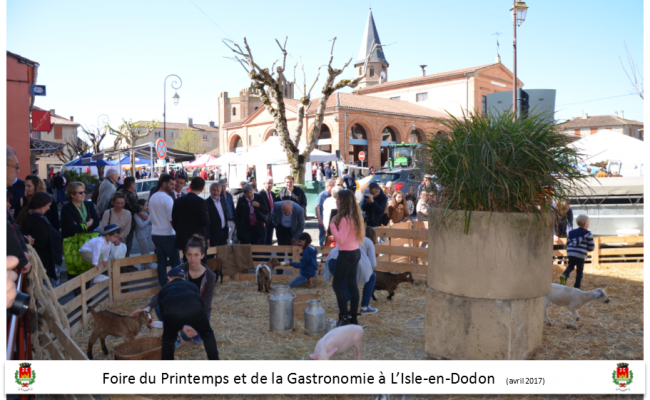 foire du printemps et de la gastronomie l'isle en dodon