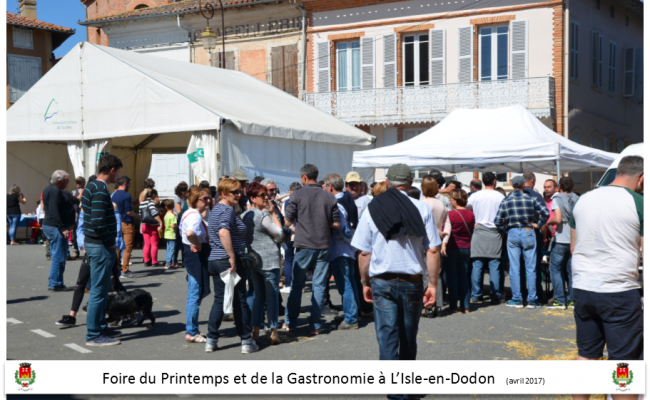 foire du printemps et de la gastronomie l'isle en dodon