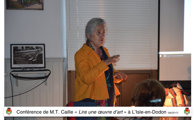 conférence l'isle en dodon marie-thérèse caille