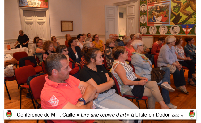 conférence l'isle en dodon marie-thérèse caille