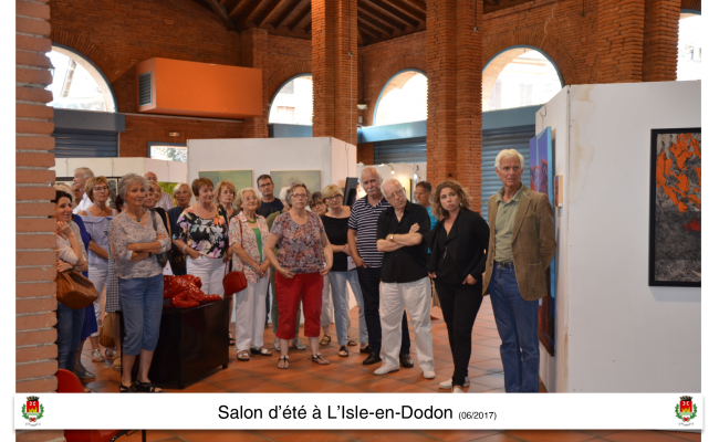 exposition salon d'été muses d'europe l'isle en dodon