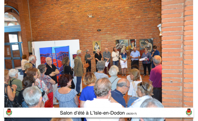 exposition salon d'été muses d'europe l'isle en dodon