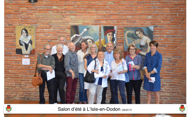 exposition salon d'été muses d'europe l'isle en dodon