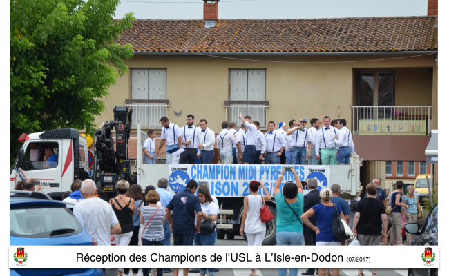champions midi pyrénées USL l'isle en dodon rugby