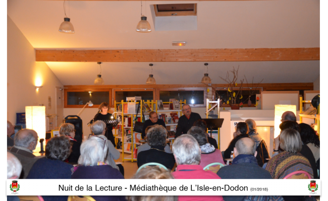 nuit de la lecture l'isle en dodon
