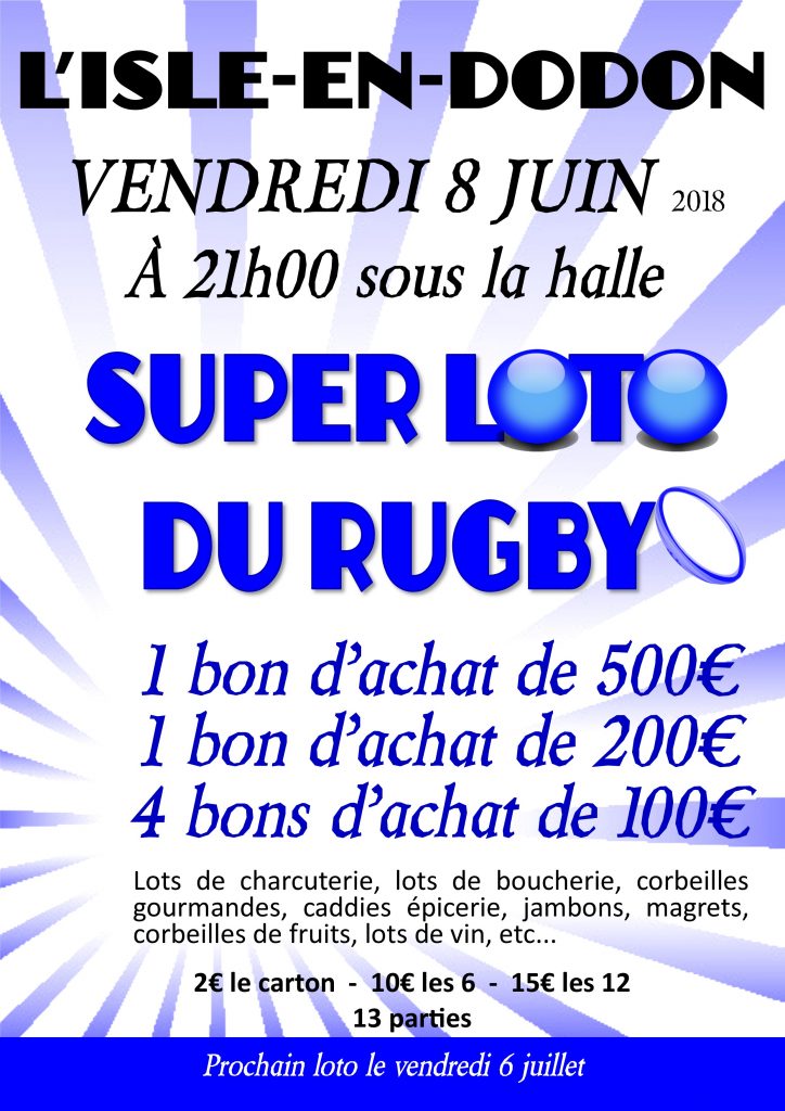 loto rugby l'isle en dodon