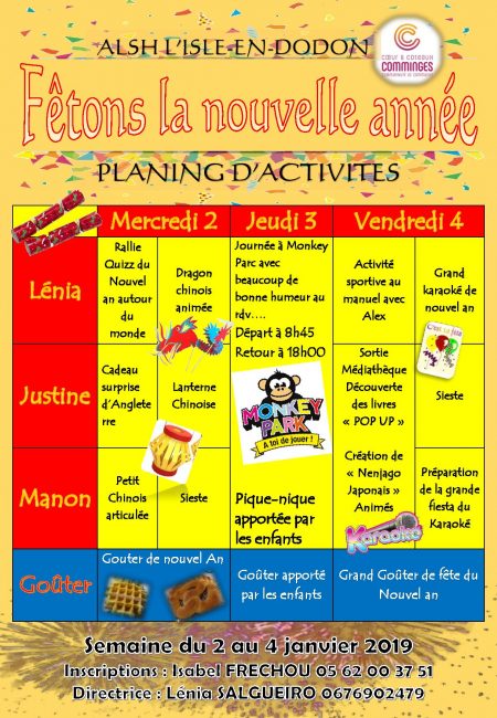 planning Lénia demi page