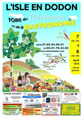 foire agricole du printemps et de la gastronomie l'isle en dodon